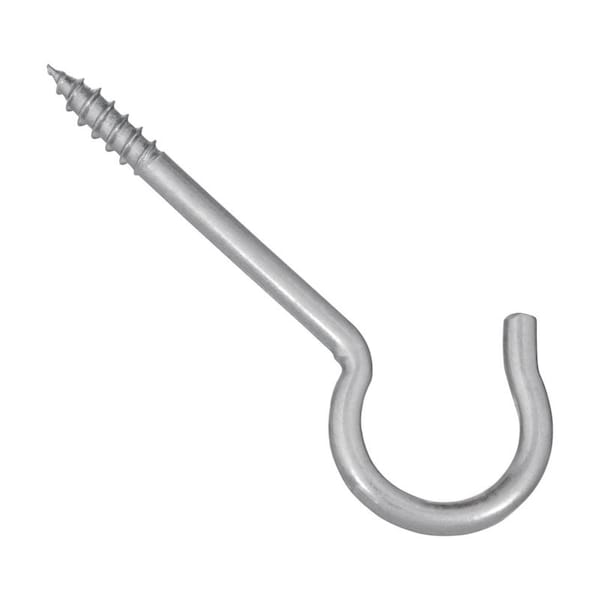 National Hardware National Hardware Zinc-Plated Silver Steel 3-3/8 in. L Ceiling Hook 35 lb 3 pk N120-816 - main